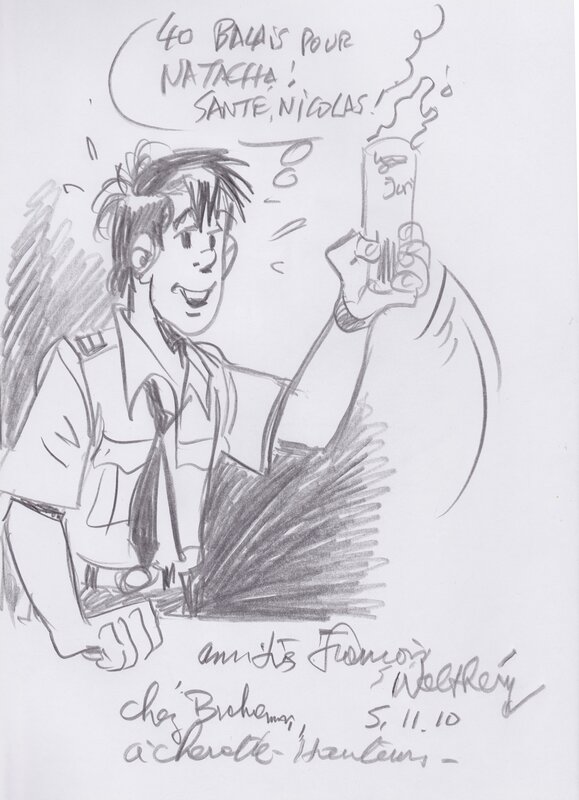 Walter by François Walthéry - Sketch