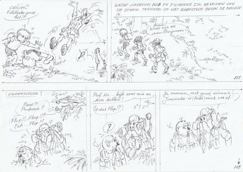 Edwin Wouters, Jommeke 306: Rubberman - Comic Strip