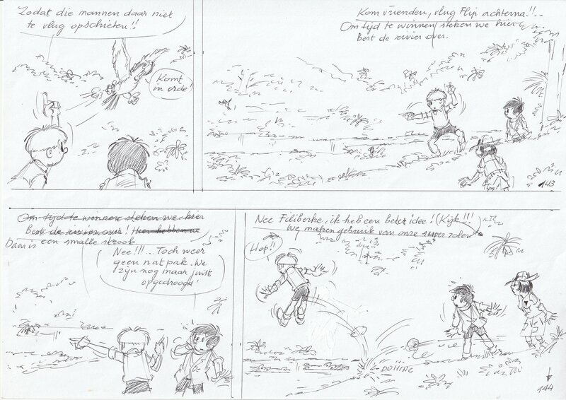 Edwin Wouters, Jommeke 306: Rubberman - Comic Strip