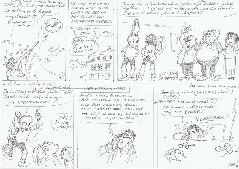 Edwin Wouters, Jommeke 306: Rubberman - Comic Strip