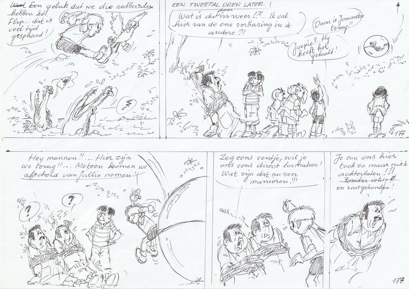 Edwin Wouters, Jommeke 306: Rubberman - Comic Strip