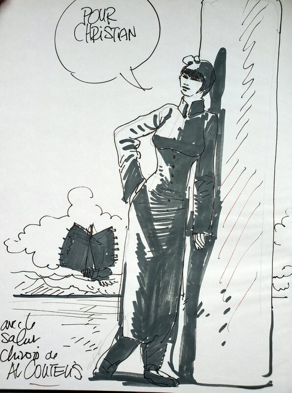 Al Coutelis, UNE AVENTURE DE CECIL SANDER   T1 LA DAME DE SINGAPOUR - Sketch