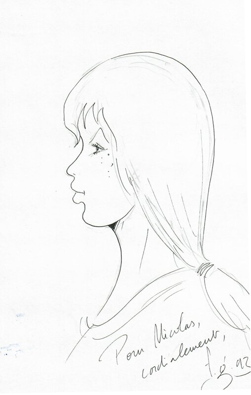 La Fille aux Ibis par Frank Giroud - Dédicace