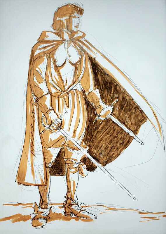 Marco Venanzi, Masquerouge   T9 LA VEUVE NOIRE - Sketch