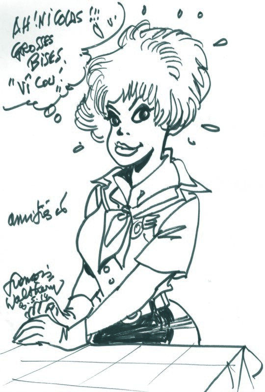 Natacha by François Walthéry - Sketch