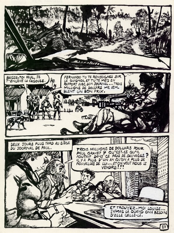 For sale - Crazyman by Edmond Baudoin - Comic Strip
