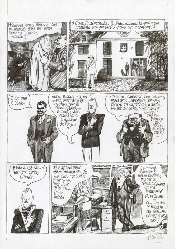 Blutch, Blotch - troisième tome - Planche originale