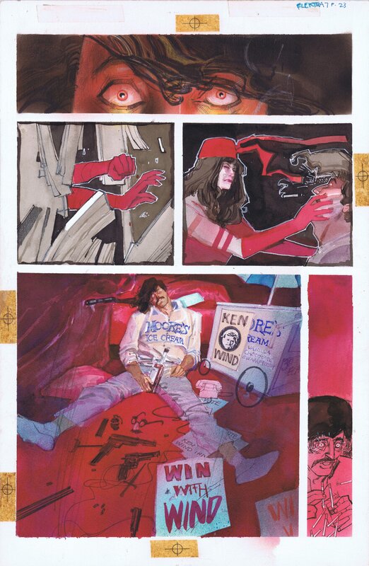 Elektra Assassin #7 page by Bill Sienkiewicz - Original Illustration