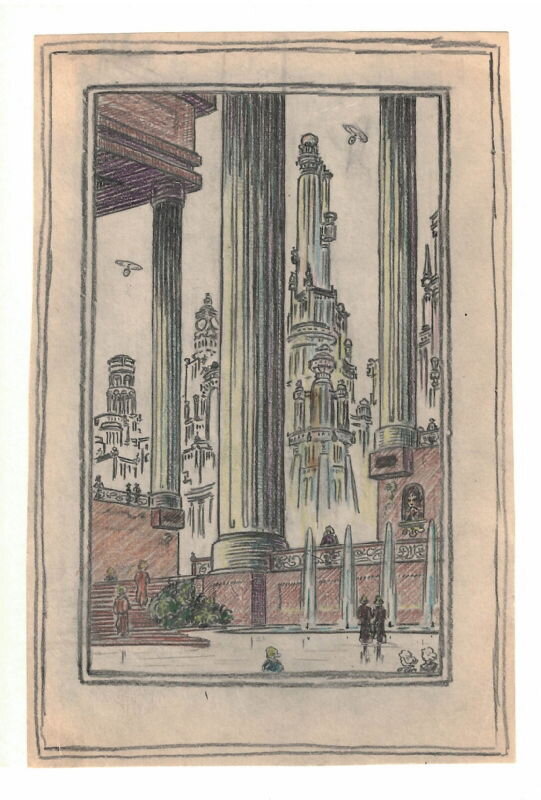 Roy G. Krenkel, In the Days to Come Prelim - Illustration originale