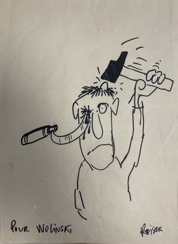 Pour Wolinski by Jean-Marc Reiser - Comic Strip