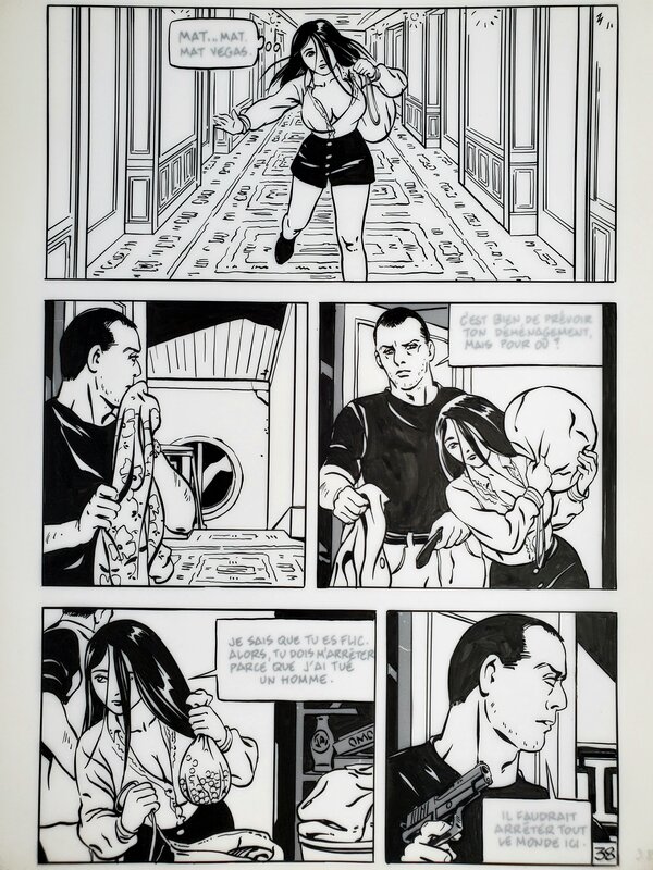 CARLOTTA par Alex Varenne - Planche originale