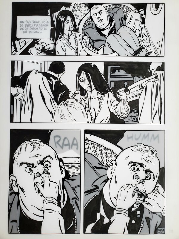 CARLOTTA par Alex Varenne - Planche originale