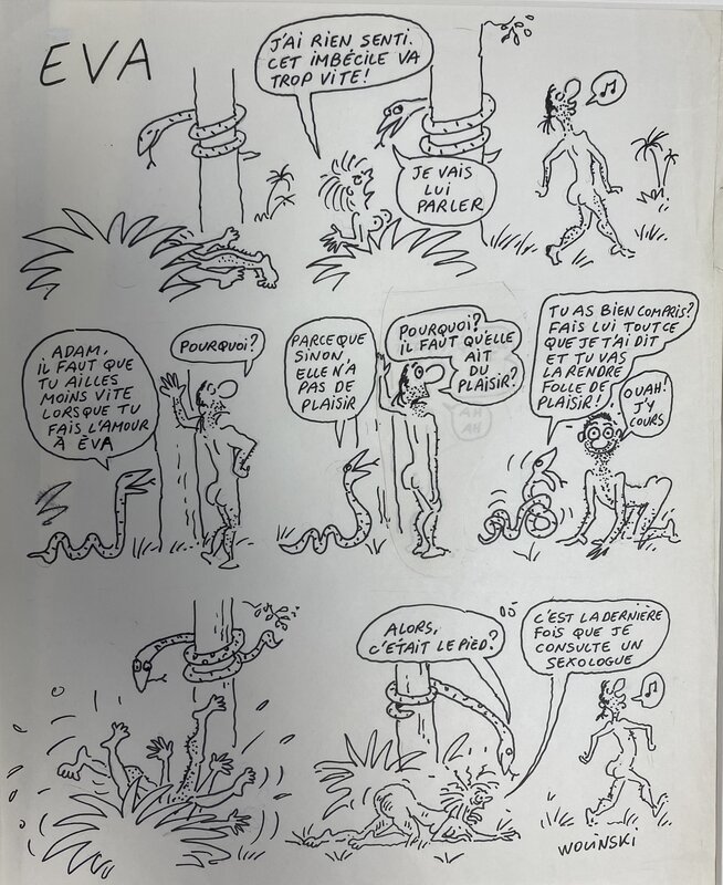 Eva by Georges Wolinski - Comic Strip