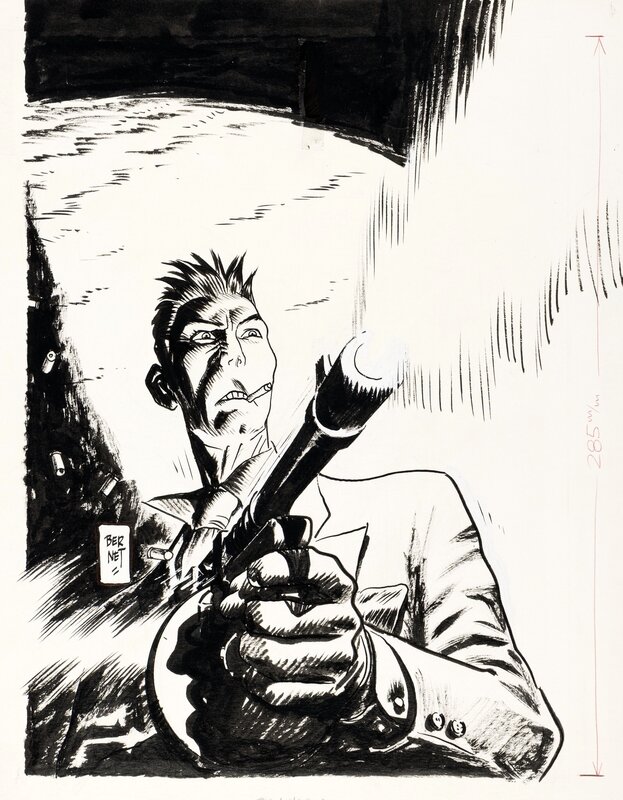 Torpedo Cover par Jordi Bernet - Couverture originale