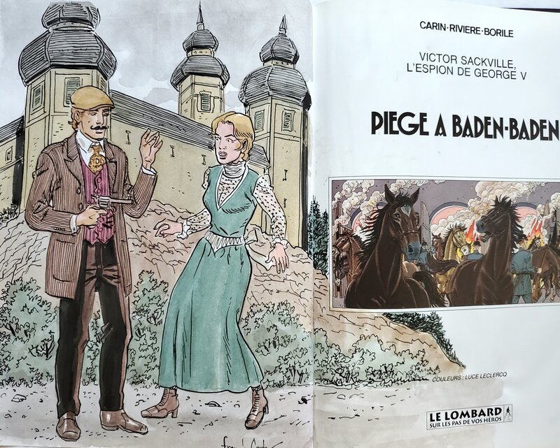 Francis Carin, VICTOT SACKVILLE   T11 PIEGE A BADEN-BADEN - Sketch