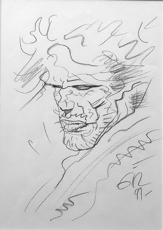 Blueberry by Jean Giraud - Sketch