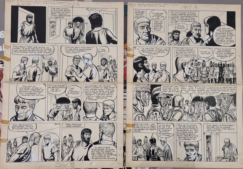 For sale - Sirius, Les Timours - Le glaive de Bronze (Double-planche) - Comic Strip