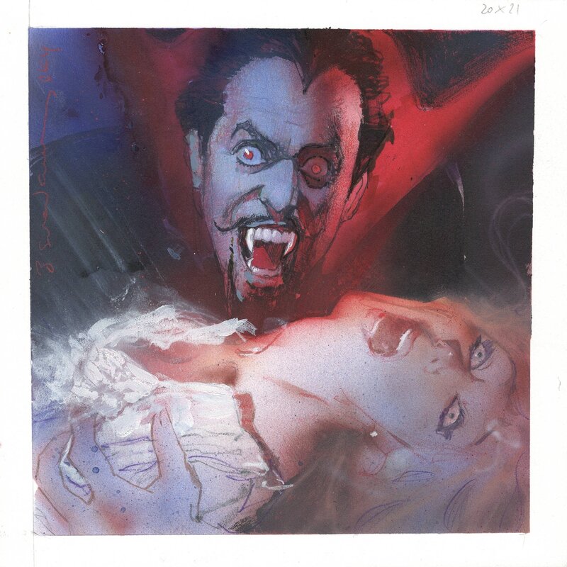 For sale - Dracula by Bill Sienkiewicz - Original Illustration
