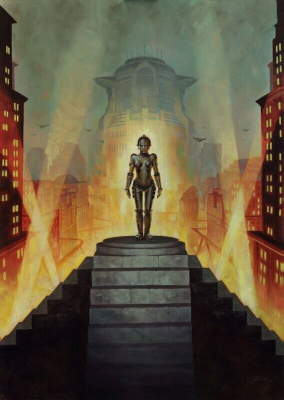 Nicolas Siner, 1927 - Le Robot de Métropolis cover - Couverture originale