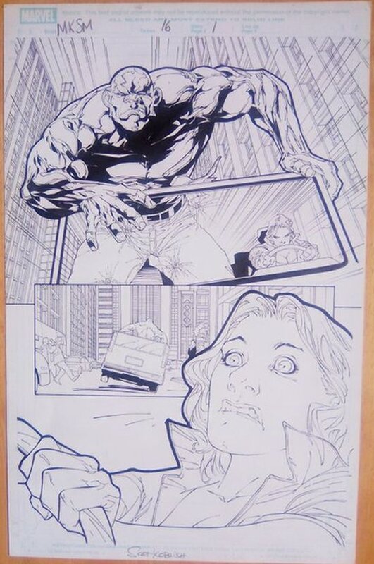 Scott Koblish, Marvel Knights Spider-Man #16, pag.1 - Comic Strip