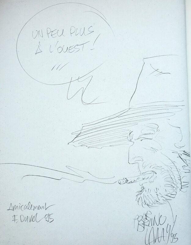 Fabrice Lamy, Fred Duval, WAYNE REDLAKE   T1 500 FUSILS - Sketch