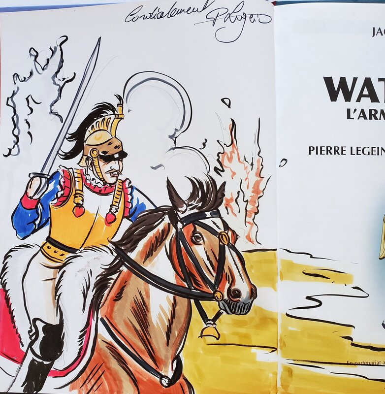 Pierre Legein, JACQUES MARTIN PRESENTE  T1 WATERLOO LES UNIFORMES DE L'ARMEE FRANCAISE - Sketch