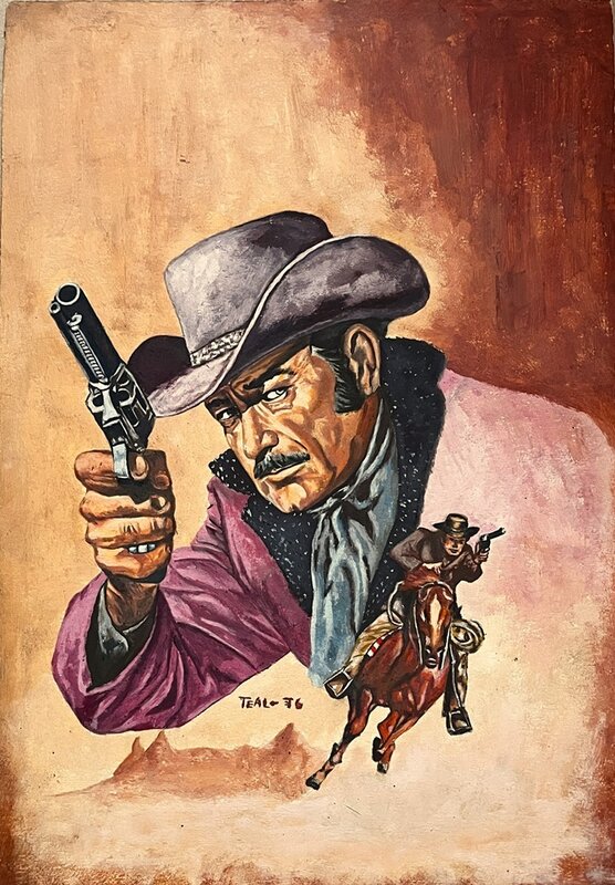 Teal, Axel Berger #14 - Cavalier arc-en-ciel - KELTER - Série d'auteurs du Far West - Original Cover