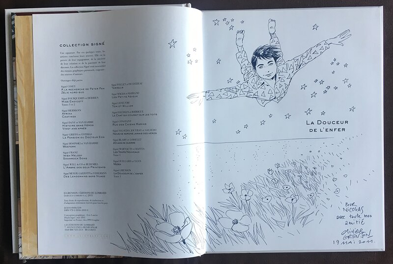 Olivier Grenson, La Douceur de l'Enfer - Dédicace