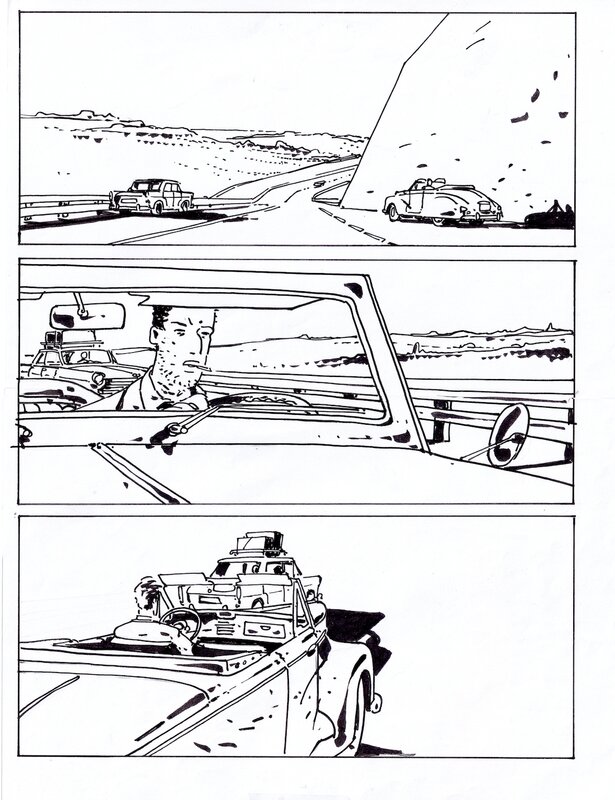 For sale - Bruno Le Floc'h, Saunt-Germain, puis rouler vers l'ouest - Comic Strip