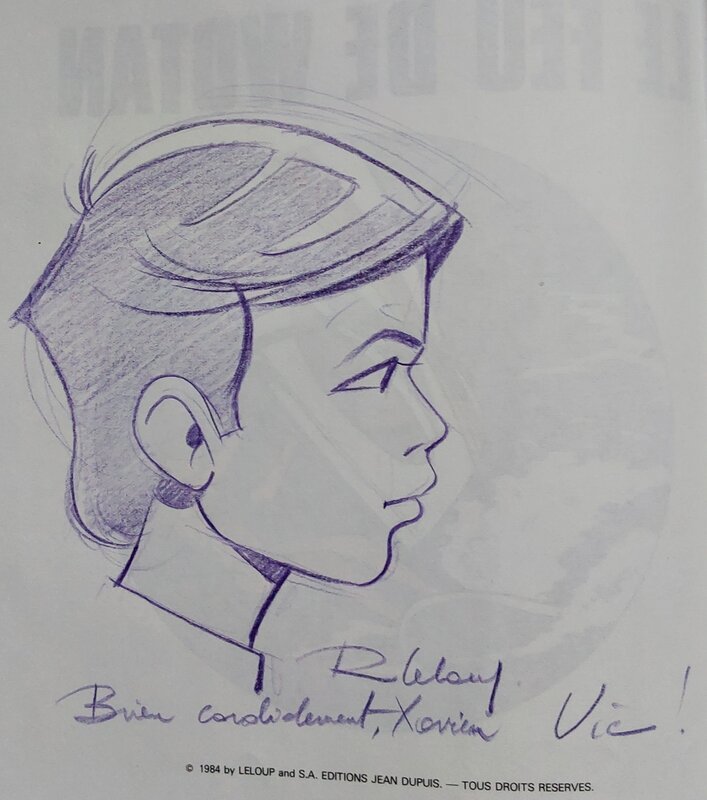 Roger Leloup, Yoko Tsuno : Le feu de Wotan - Sketch