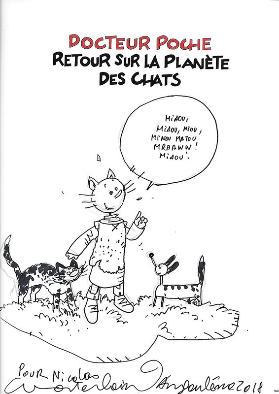Un chat pour... by Marc Wasterlain - Sketch