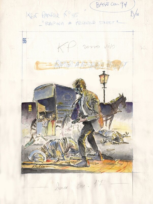 Ivo Milazzo, Ken PARKER  -  n° 55 Rapina a Reginald Street - Couverture originale