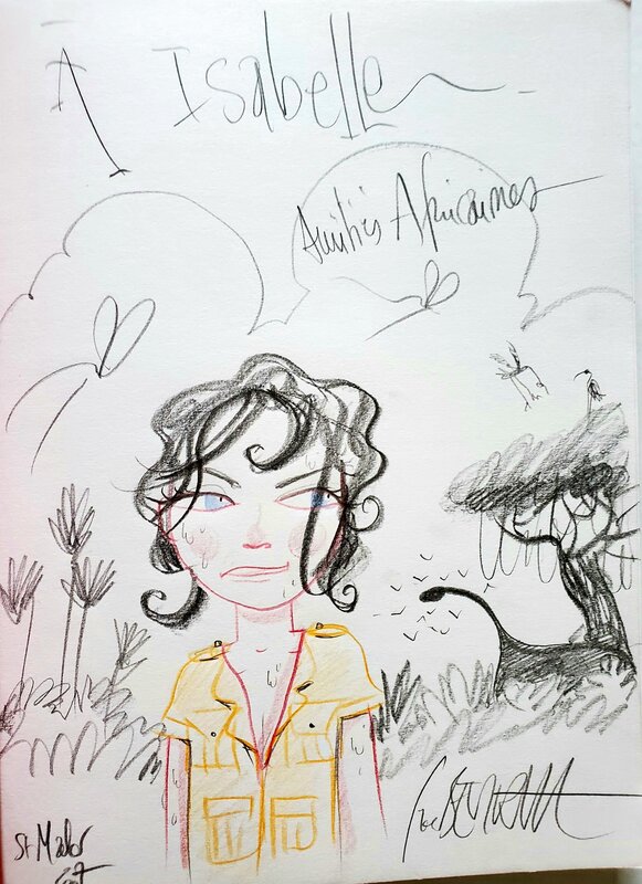 Fred Bernard, UNE AVENTURE DE JEANNE PICQUIGNY     T1 LA TENDRESSE DES CROCODILES - Dédicace