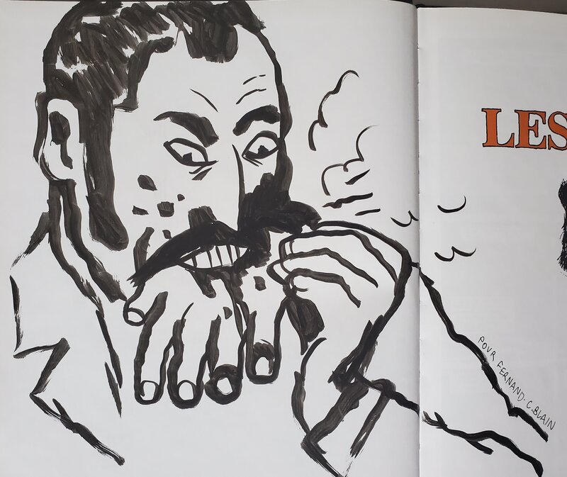 Christophe Blain, David B., HIRAM LOWATT & PLACIDO  T2 LES OGRES - Sketch