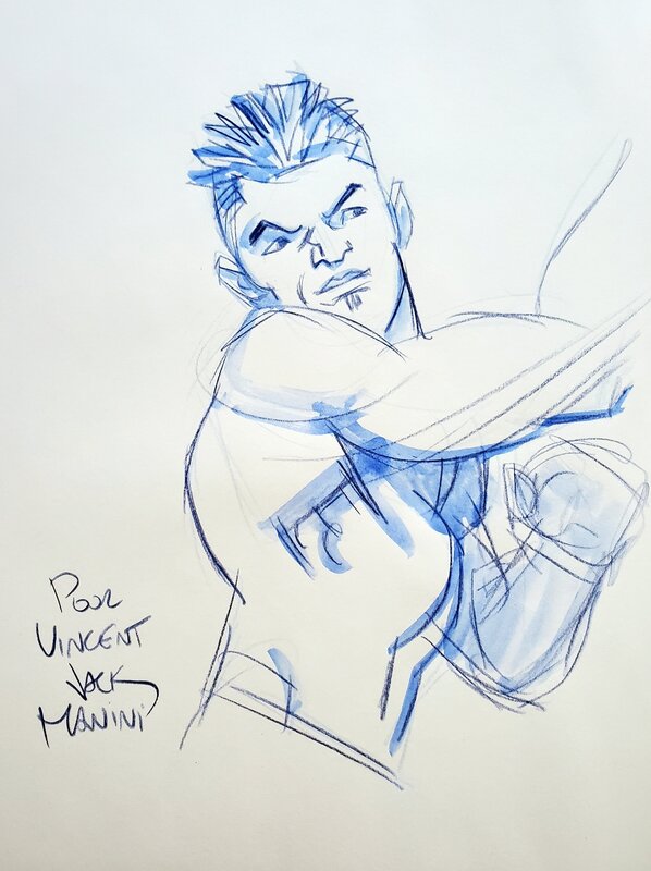 Jack Manini, TOTAL COMBAT   ROUND 1 - Sketch