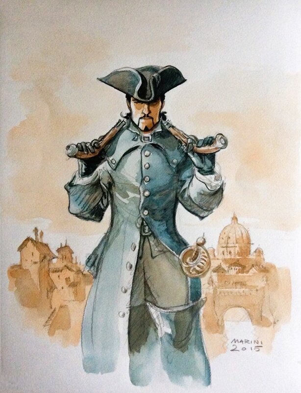 Le Scorpion by Enrico Marini - Original Illustration