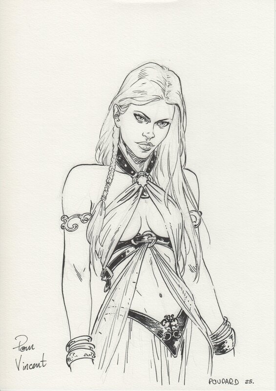 Femme by Jean-Charles Poupard - Original Illustration