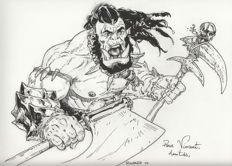 Orc by Jean-Charles Poupard - Original Illustration