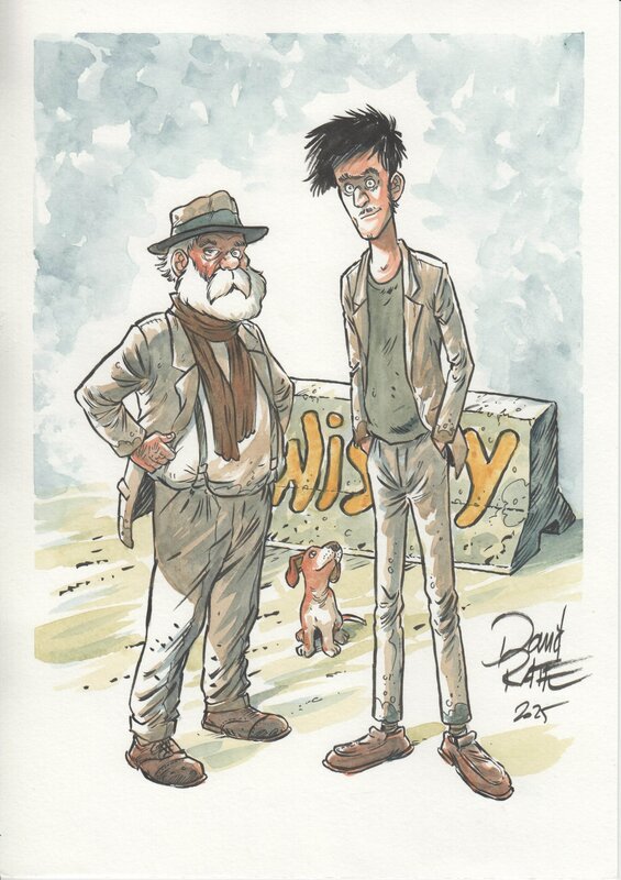 Whisky by David Ratte - Original Illustration