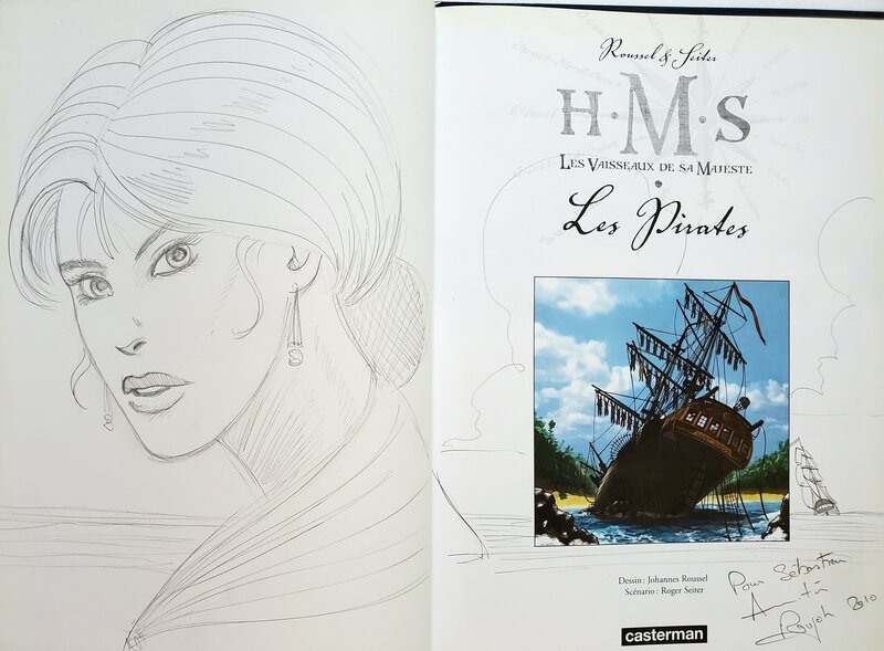 Johannes Roussel, H.S.M   LES VAISSEAUX DE SA MAJESTE   T5 LES PIRATES - Sketch