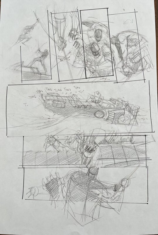 For sale - Sean Murphy, Œuvre originale Batman - Comic Strip