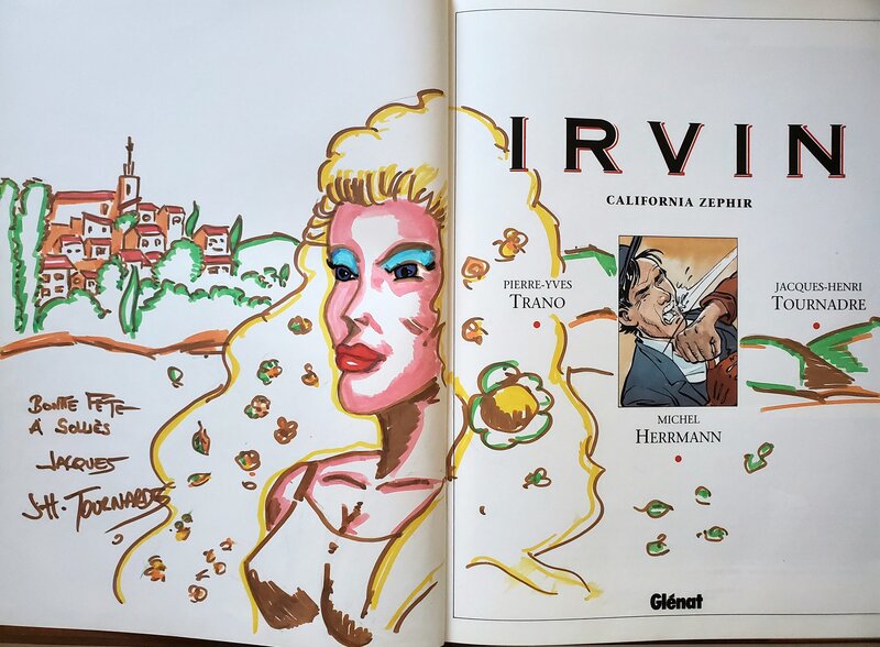 Jacques-Henri Tournadre, IRVIN   T1 CALIFORNIA ZEPHYR - Dédicace