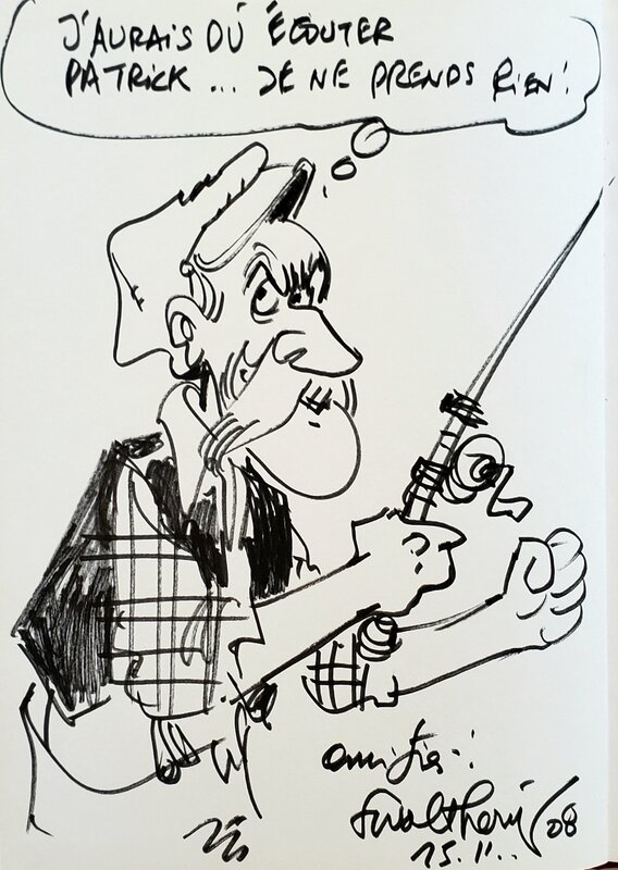 LE VIEUX BLEU by François Walthéry - Sketch