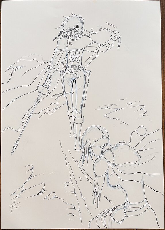 Jérôme Alquié, Dessin original Albator - Comic Strip