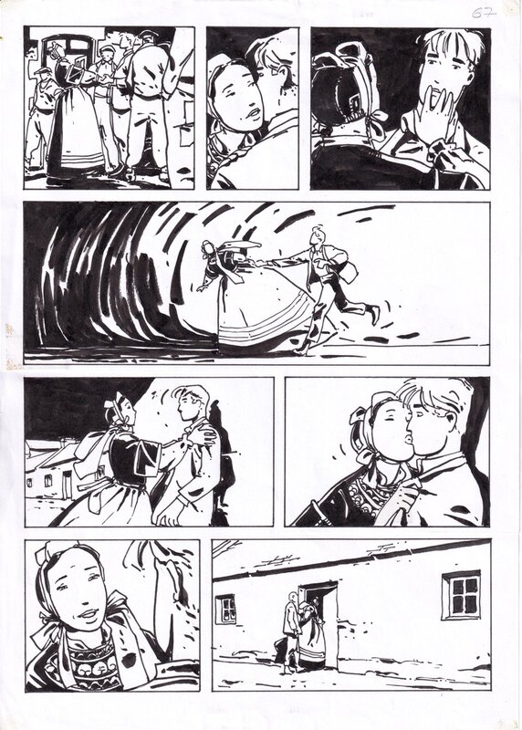 For sale - Trois éclats blancs by Bruno Le Floc'h - Comic Strip