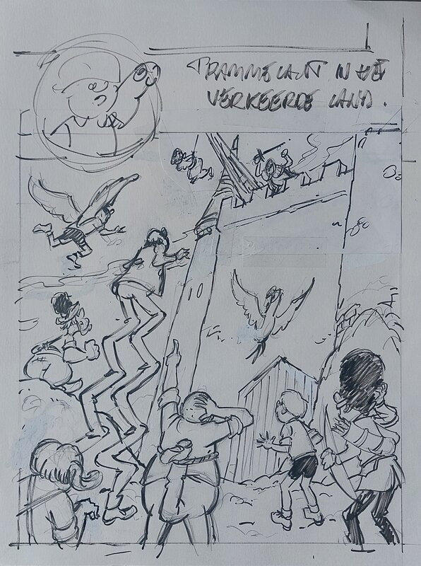 Gerd Van Loock, Jommeke 327: Trammelant in het Verkeerde Land - Comic Strip