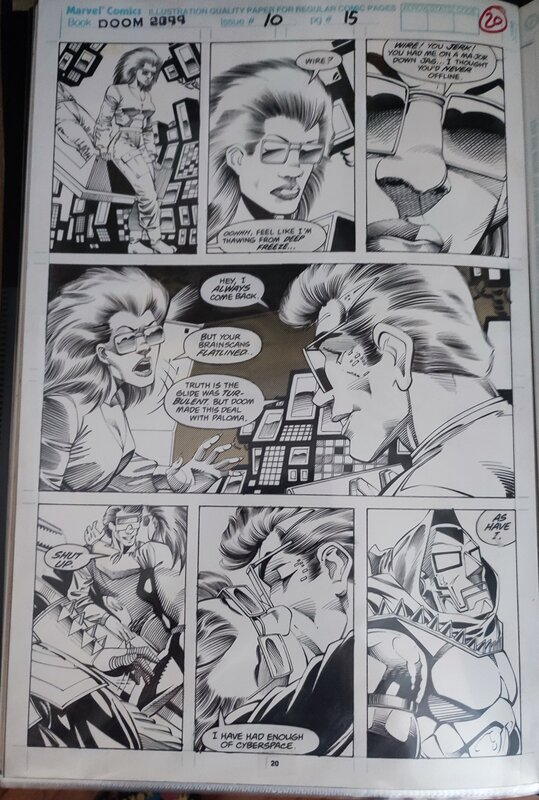Pat Broderick, Doom 2099 #10, pag.15 - Comic Strip