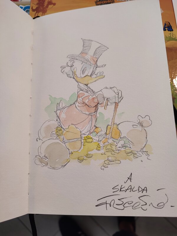 Zio Paperone par Andrea Freccero - Dédicace
