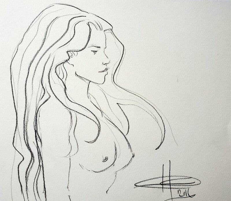 Nu by Eric Hérenguel - Sketch