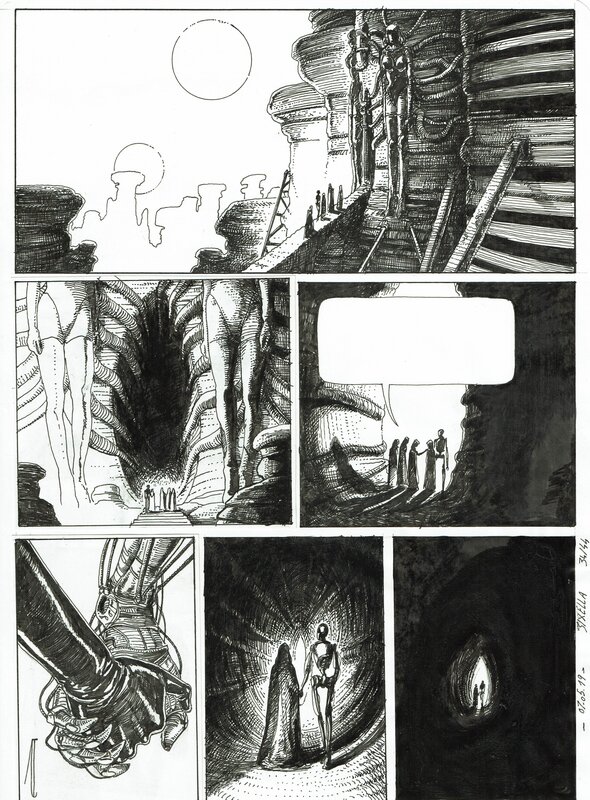 Janevsky - Sixella p 36 - Planche originale